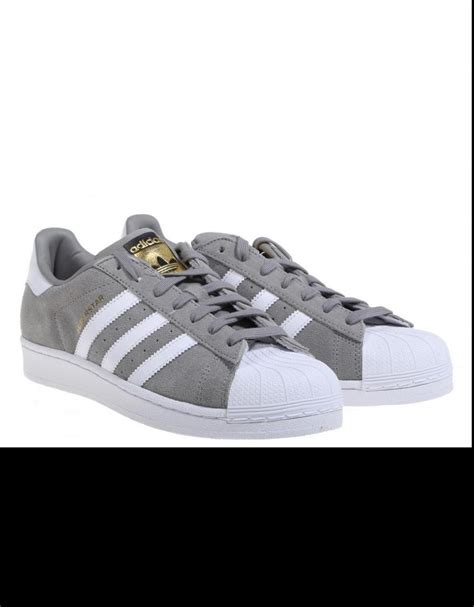 adidas superstar mujer las gris